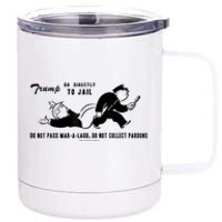 Lock Him Up Jail Trump 12 oz Stainless Steel Tumbler Cup