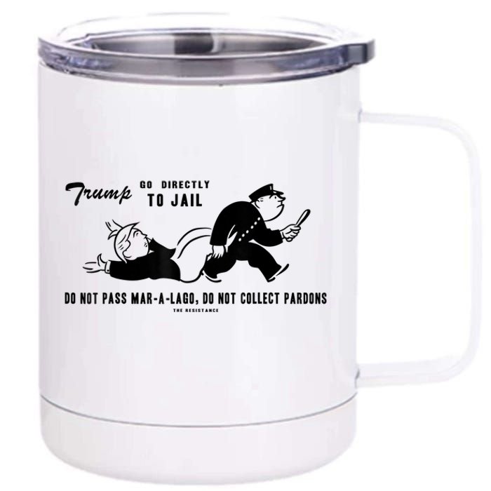 Lock Him Up Jail Trump 12 oz Stainless Steel Tumbler Cup