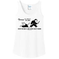 Lock Him Up Jail Trump Ladies Essential Tank