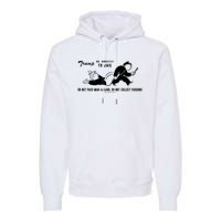 Lock Him Up Jail Trump Premium Hoodie