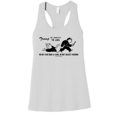 Lock Him Up Jail Trump Women's Racerback Tank