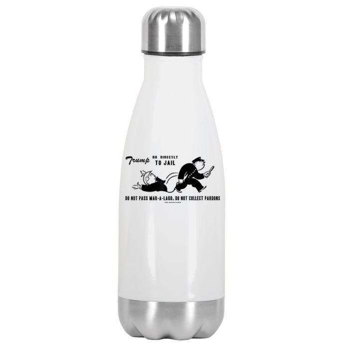 Lock Him Up Jail Trump Stainless Steel Insulated Water Bottle