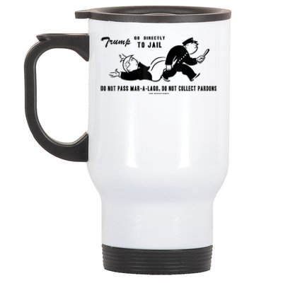 Lock Him Up Jail Trump Stainless Steel Travel Mug