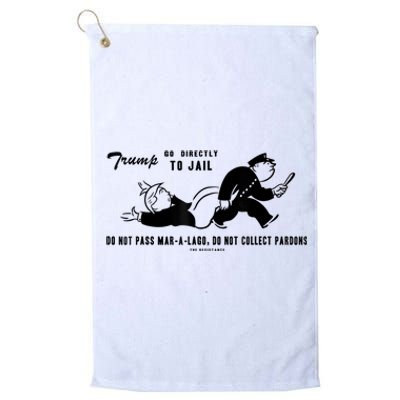 Lock Him Up Jail Trump Platinum Collection Golf Towel