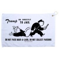 Lock Him Up Jail Trump Grommeted Golf Towel