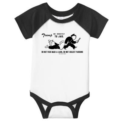 Lock Him Up Jail Trump Infant Baby Jersey Bodysuit