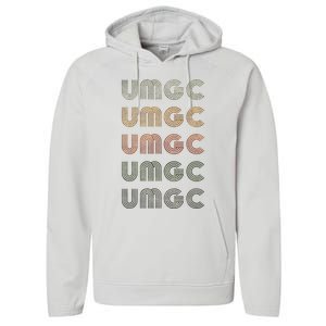 Love Heart Umgc Performance Fleece Hoodie