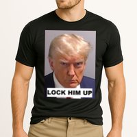Lock Him Up Donald Trump Mugshot Jail Cooling Performance Crew T-Shirt