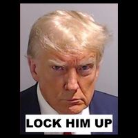 Lock Him Up Donald Trump Mugshot Jail Cooling Performance Crew T-Shirt