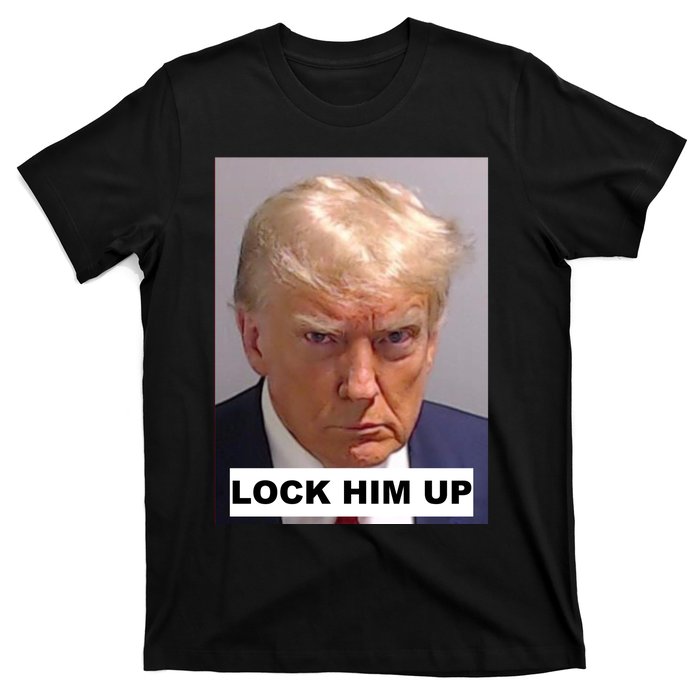 Lock Him Up Donald Trump Mugshot Jail T-Shirt