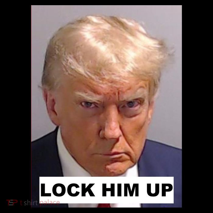 Lock Him Up Donald Trump Mugshot Jail Tall T-Shirt