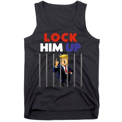 Lock Him Up Anti Trump Political Tank Top