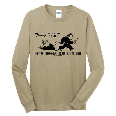 Lock Him Up Jail Trump TShirt Vintage Gift For Men Women Funny Tee Tall Long Sleeve T-Shirt