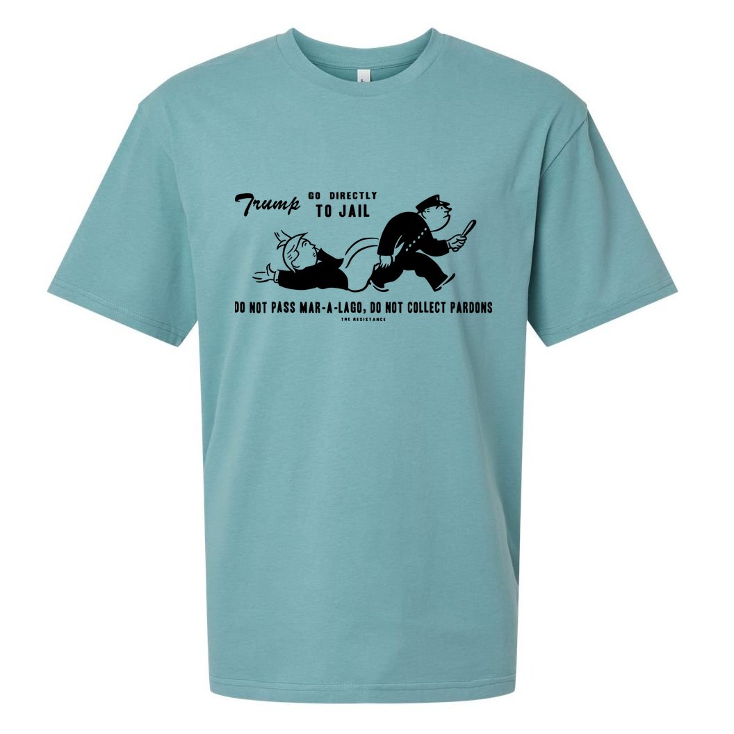 Lock Him Up Jail Trump TShirt Vintage Gift For Men Women Funny Tee Sueded Cloud Jersey T-Shirt