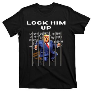 Lock Him Up Anti Trump Political T-Shirt