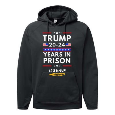 Lock Him Up 2020-2024 Years In Prison, Anti-Trump Political  Performance Fleece Hoodie