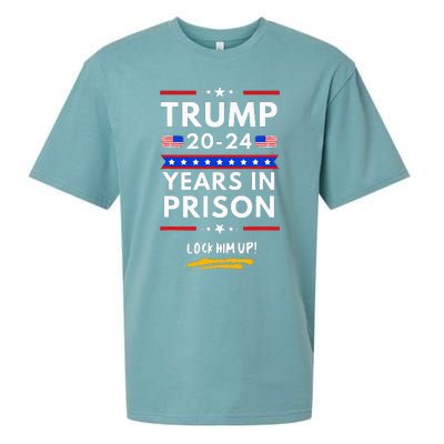 Lock Him Up 2020-2024 Years In Prison, Anti-Trump Political  Sueded Cloud Jersey T-Shirt