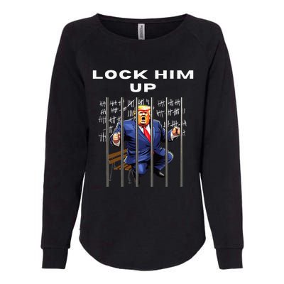 Lock Him Up Antitrump Djt Incarceration Womens California Wash Sweatshirt