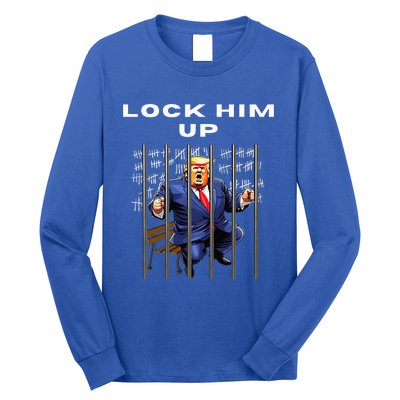 Lock Him Up Antitrump Djt Incarceration Long Sleeve Shirt