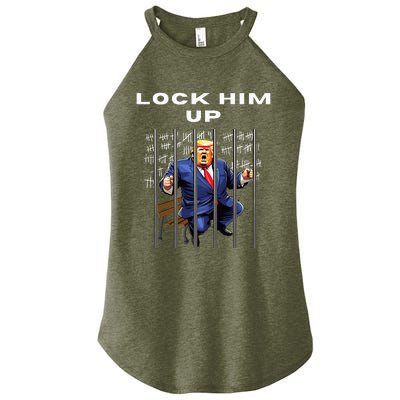 Lock Him Up Antitrump Djt Incarceration Women’s Perfect Tri Rocker Tank