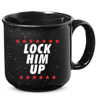 Lock Him Up Anti Trump 15oz Campfire Ceramic Mug