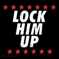 Lock Him Up Anti Trump Flatbill Hat