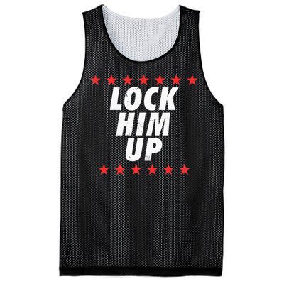 Lock Him Up Anti Trump Mesh Reversible Basketball Jersey Tank