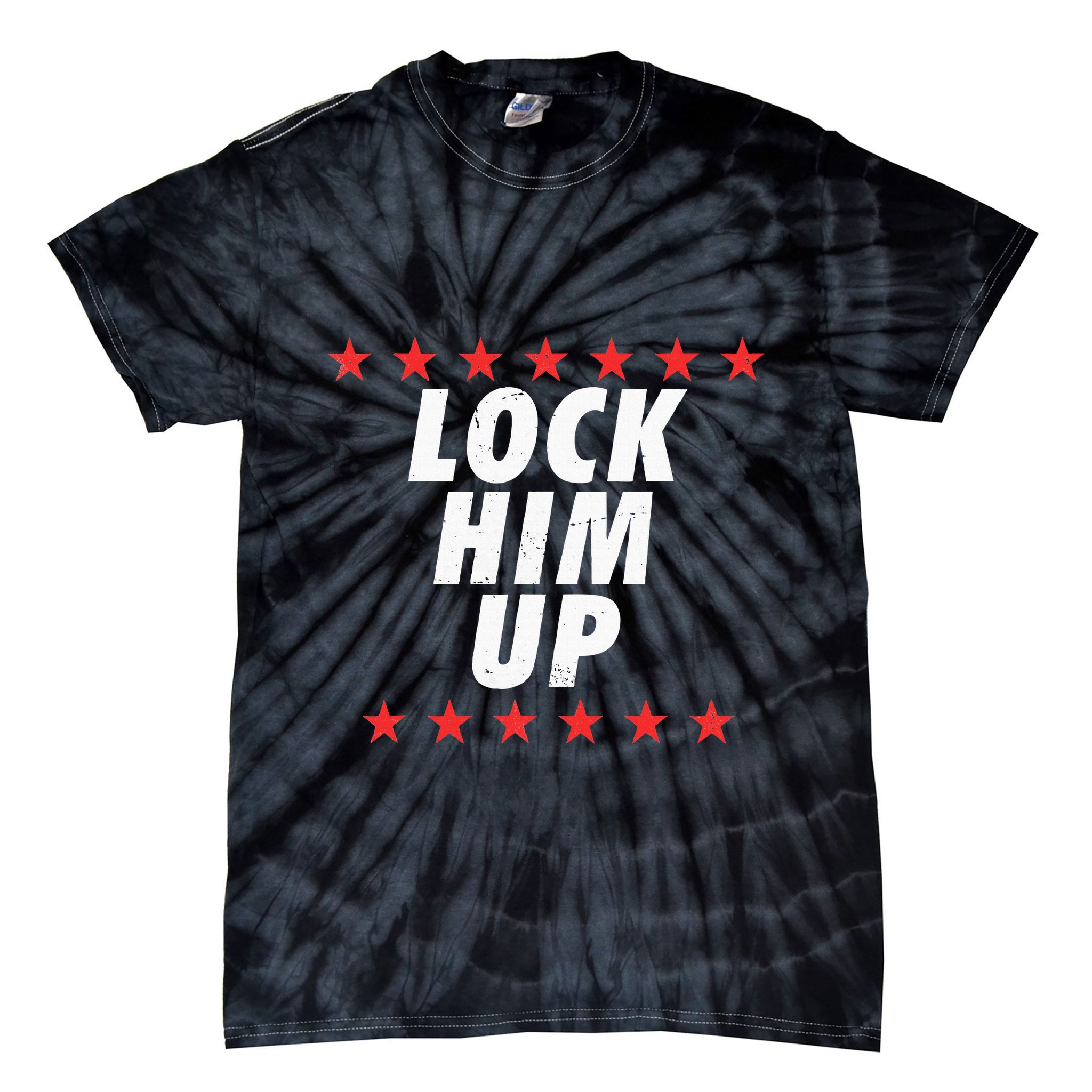 Lock Him Up Anti Trump Tie-Dye T-Shirt