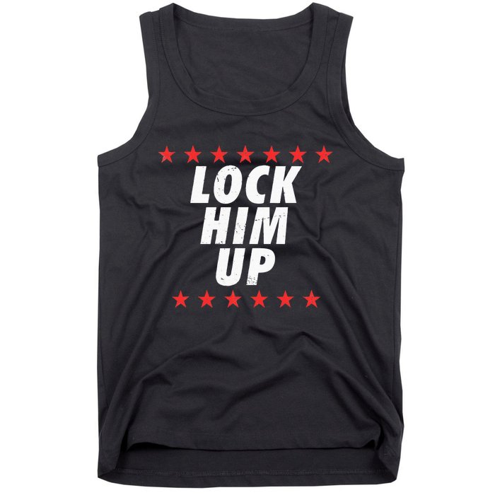 Lock Him Up Anti Trump Tank Top