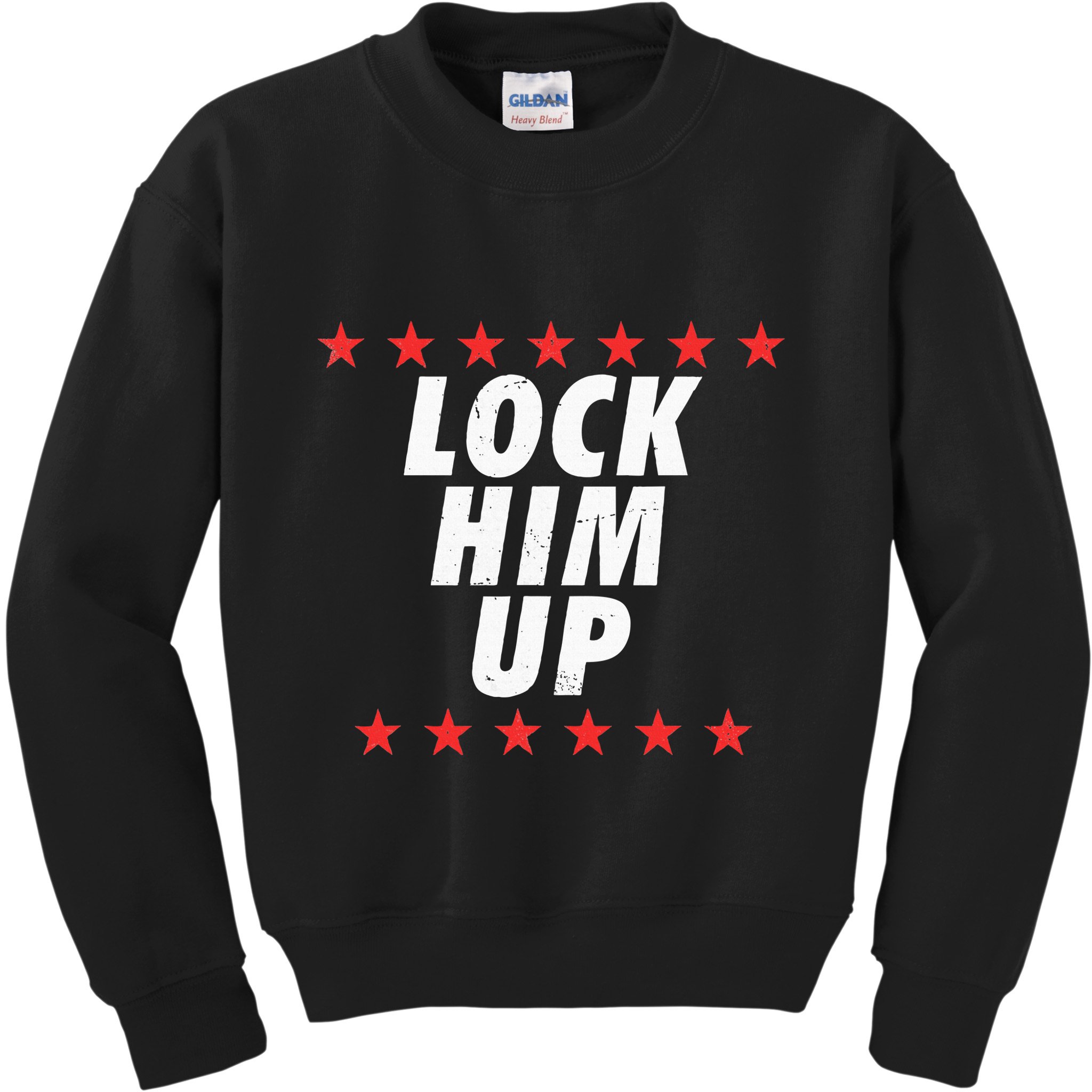 Lock Him Up Anti Trump Kids Sweatshirt