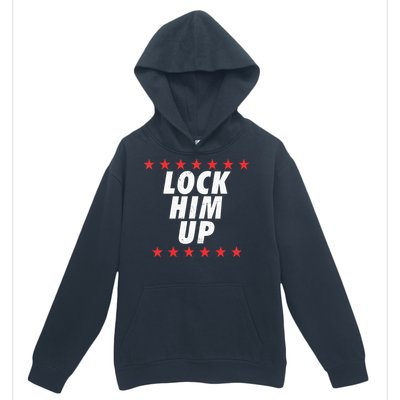 Lock Him Up Anti Trump Urban Pullover Hoodie