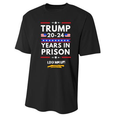 Lock Him Up 20202024 Years In Prison, AntiTrump Political , Best Giff Performance Sprint T-Shirt