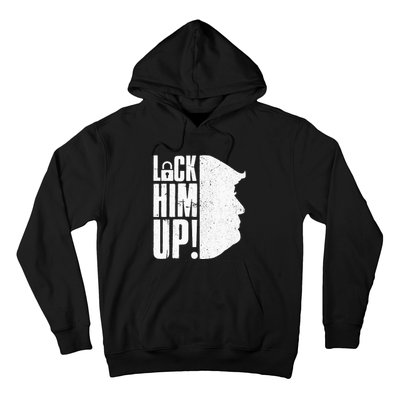 Lock Him Up Democrat Anti Trump Impeach 45 Resist Resign Hoodie