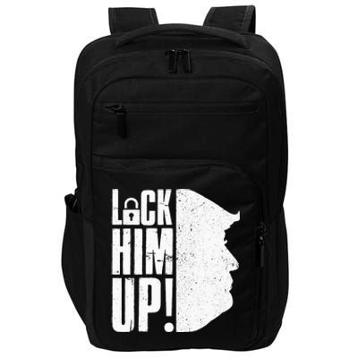 Lock Him Up Democrat Anti Trump Impeach 45 Resist Resign Impact Tech Backpack