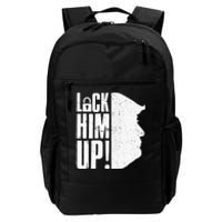 Lock Him Up Democrat Anti Trump Impeach 45 Resist Resign Daily Commute Backpack