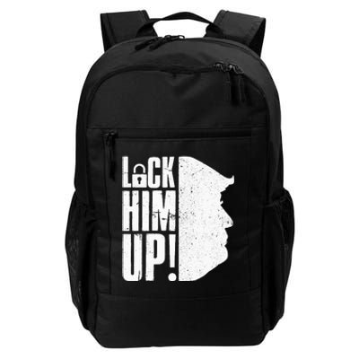 Lock Him Up Democrat Anti Trump Impeach 45 Resist Resign Daily Commute Backpack