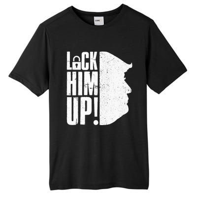 Lock Him Up Democrat Anti Trump Impeach 45 Resist Resign Tall Fusion ChromaSoft Performance T-Shirt