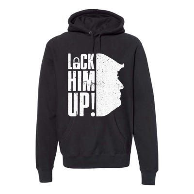 Lock Him Up Democrat Anti Trump Impeach 45 Resist Resign Premium Hoodie