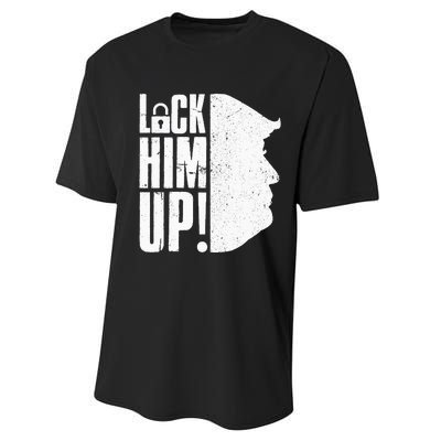 Lock Him Up Democrat Anti Trump Impeach 45 Resist Resign Performance Sprint T-Shirt