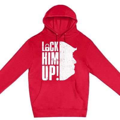 Lock Him Up Democrat Anti Trump Impeach 45 Resist Resign Premium Pullover Hoodie