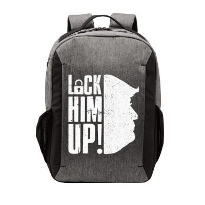 Lock Him Up Democrat Anti Trump Impeach 45 Resist Resign Vector Backpack