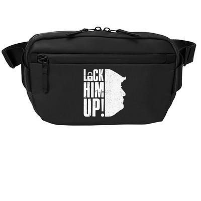 Lock Him Up Democrat Anti Trump Impeach 45 Resist Resign Crossbody Pack