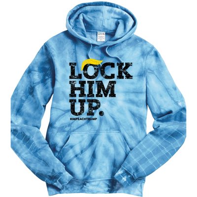 Lock Him Up! Anti Trump Resistance Movement! Tie Dye Hoodie