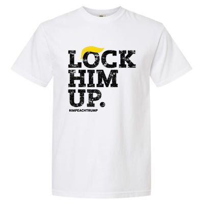 Lock Him Up! Anti Trump Resistance Movement! Garment-Dyed Heavyweight T-Shirt