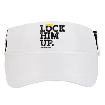 Lock Him Up! Anti Trump Resistance Movement! Adult Drive Performance Visor