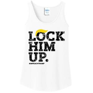 Lock Him Up! Anti Trump Resistance Movement! Ladies Essential Tank