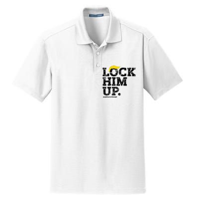 Lock Him Up! Anti Trump Resistance Movement! Dry Zone Grid Polo