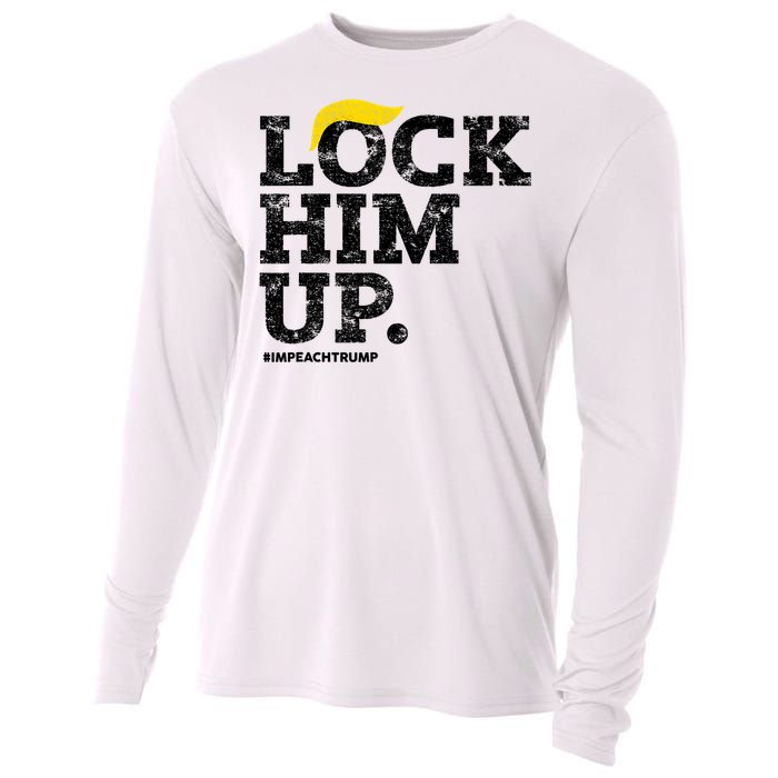 Lock Him Up! Anti Trump Resistance Movement! Cooling Performance Long Sleeve Crew