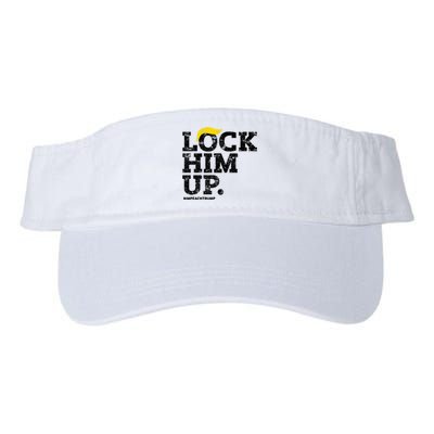 Lock Him Up! Anti Trump Resistance Movement! Valucap Bio-Washed Visor