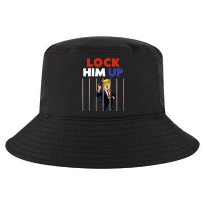 Lock Him Up Anti Trump Political Cool Comfort Performance Bucket Hat